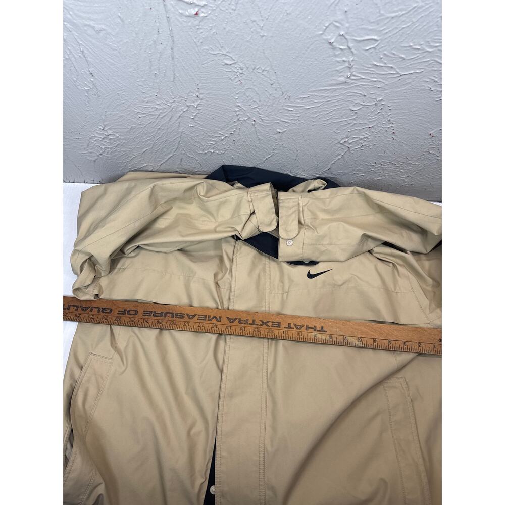 Nike Golf Mens Tan Full Zip Up Bomber Vented Jacket Zip Pockets Size XXL - Picture 4 of 4
